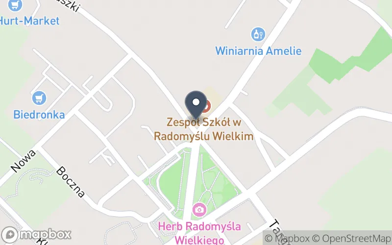 Lokalizacja: Zespół Szkół w Radomyślu Wielkim