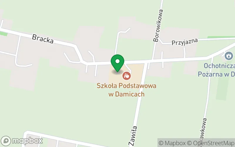 Lokalizacja: Publiczne Przedszkole"bajkowe" w Damicach