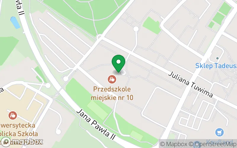 Lokalizacja: Przedszkole Miejskie nr 10 w Jaworznie