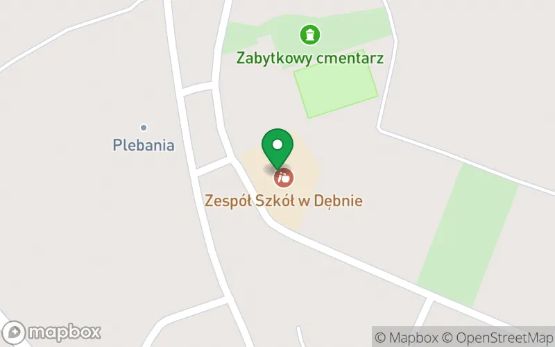Lokalizacja: Zespół Szkół Przedszkole w Dębnie