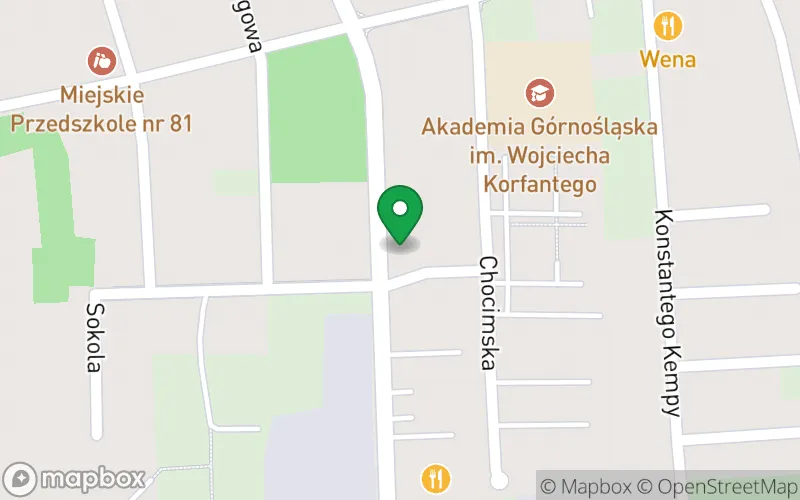 Lokalizacja: Niepubliczne Przedszkole Pastelove w Katowicach
