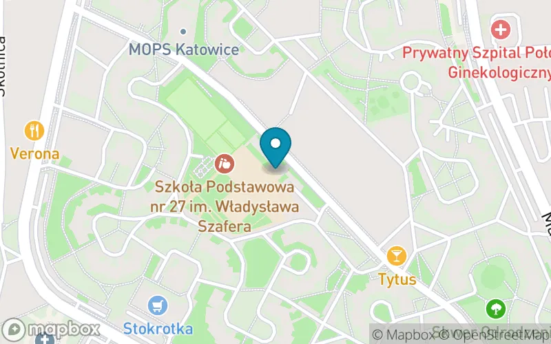 Lokalizacja: Szkoła Podstawowa nr 27 im. Prof. Władysława Szafera w Katowicach