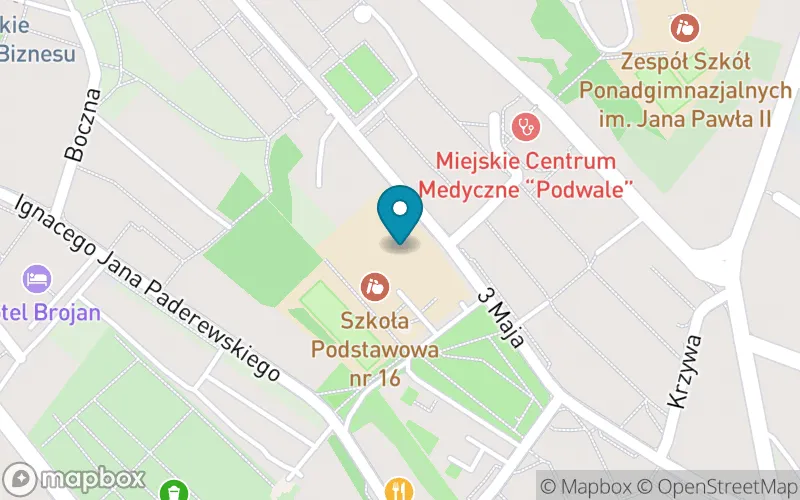 Lokalizacja: Szkoła Podstawowa nr 16 im. Konstytucji 3 Maja w Jaworznie