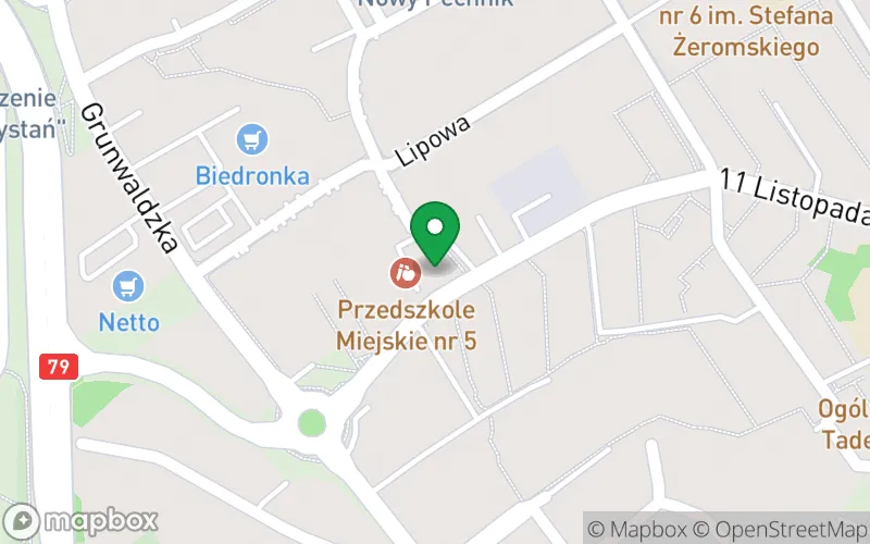 Lokalizacja: Przedszkole Miejskie nr 5 w Jaworznie