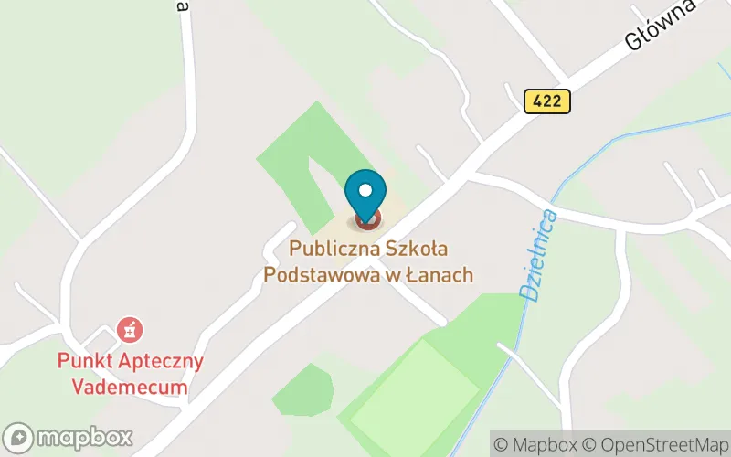 Lokalizacja: Publiczna Szkoła Podstawowa w Łanach