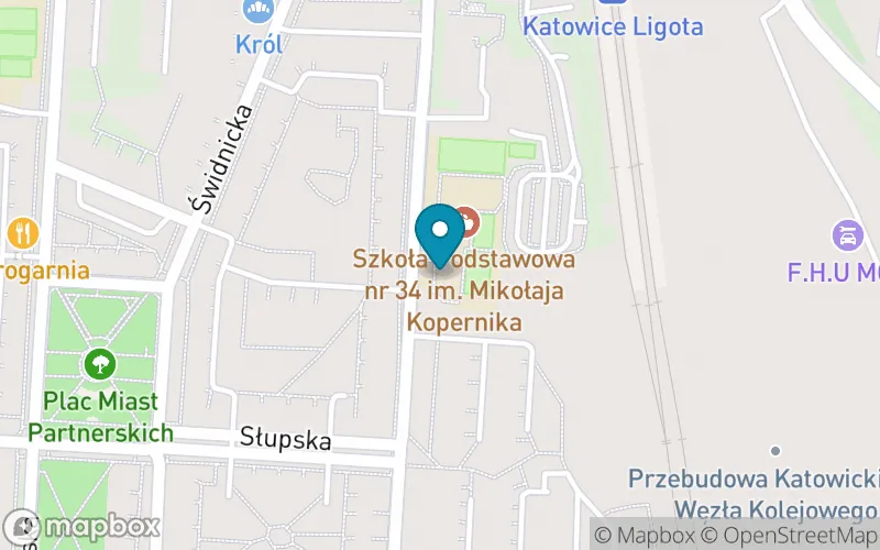 Lokalizacja: Szkoła Podstawowa nr 34 im. Mikołaja Kopernika w Katowicach