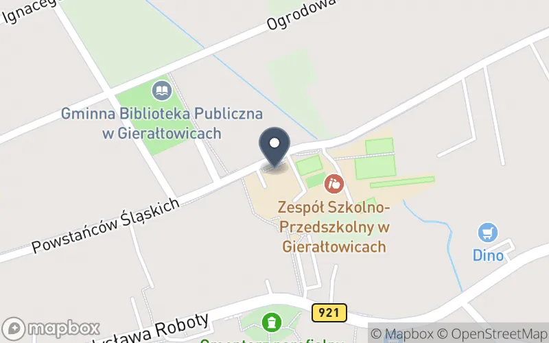 Lokalizacja: Zespół Szkolno-Przedszkolny w Gierałtowicach