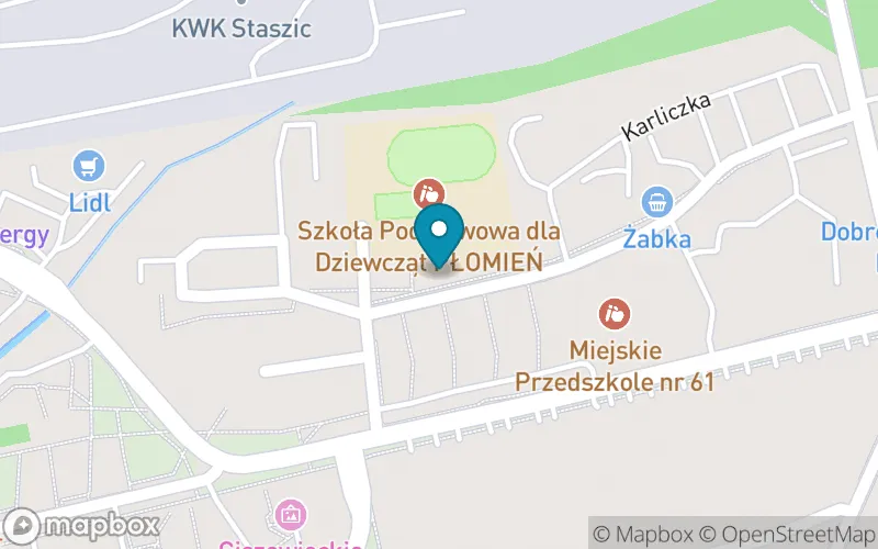 Lokalizacja: Szkoła Podstawowa dla Dziewcząt Płomień