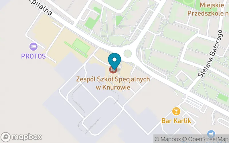 Lokalizacja: Szkoła Podstawowa Specjalna im. Marii Montessori w Knurowie w Zespole Szkół Specjalnych z Siedzibą w Knurowie przy ul. Szpitalnej 25
