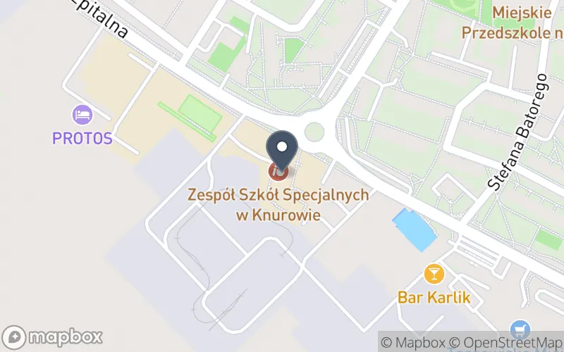 Lokalizacja: Zespół Szkół Specjalnych z Siedzibą w Knurowie przy ul. Szpitalnej 25