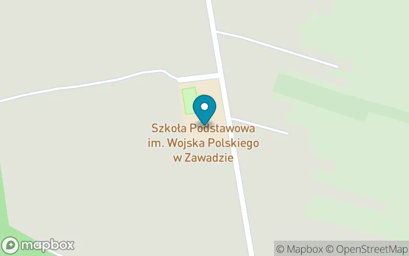 Lokalizacja: Szkoła Podstawowa im. Wojska Polskiego w Zawadzie