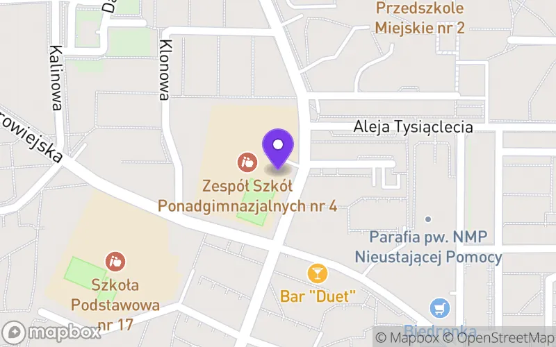 Lokalizacja: Technikum nr 4 w Jaworznie