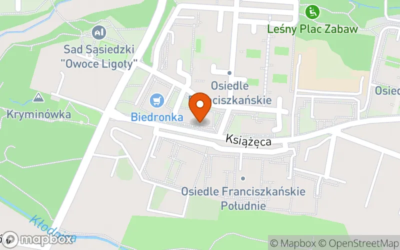 Lokalizacja: Niepubliczny żłobek Konsek Świata
