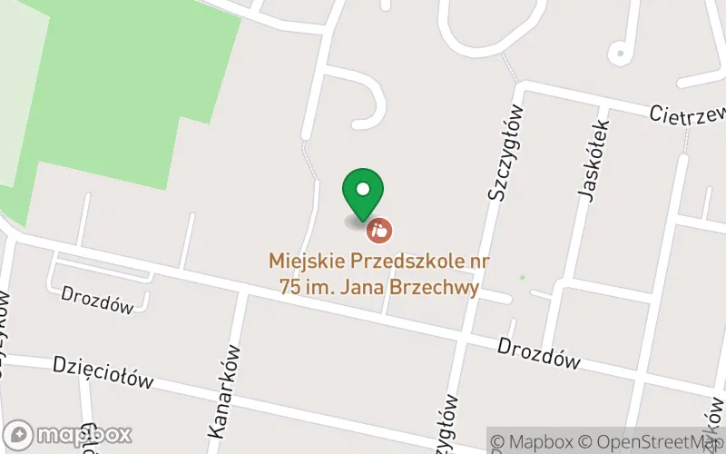 Lokalizacja: Przedszkole nr 75 im. Jana Brzechwy w Katowicach