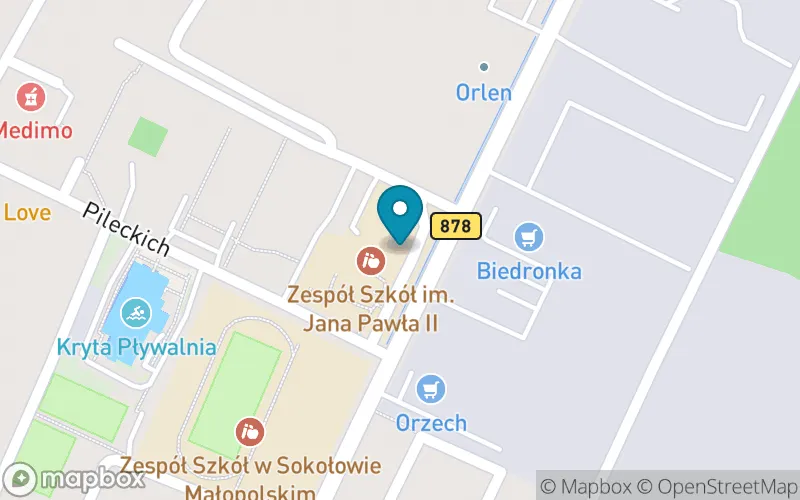 Lokalizacja: Szkoła Podstawowa w Sokołowie Małopolskim