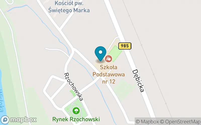 Lokalizacja: Szkoła Podstawowa nr 12 im. Henryka Sienkiewicza w Mielcu