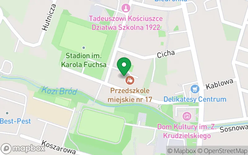 Lokalizacja: Przedszkole Miejskie nr 17 w Jaworznie