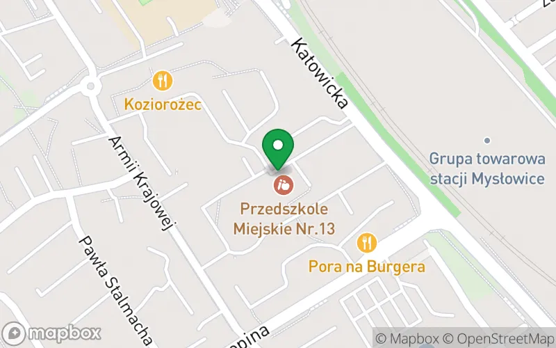 Lokalizacja: Przedszkole nr 13 im. Janusza Korczaka w Mysłowicach