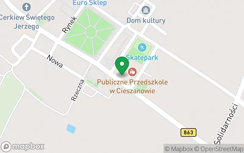Lokalizacja: Publiczne Przedszkole w Cieszanowie
