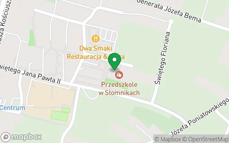 Lokalizacja: Przedszkole Samorządowe w Słomnikach