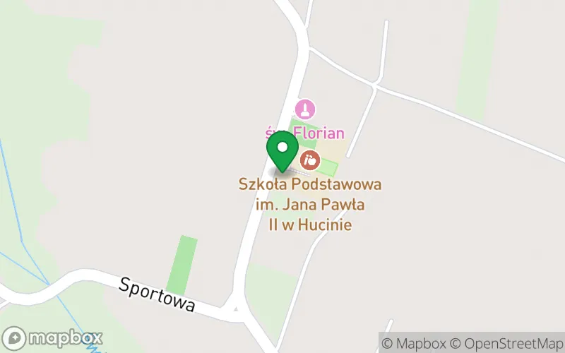 Lokalizacja: Niepubliczne Przedszkole "Kraina Radości" w Hucinie