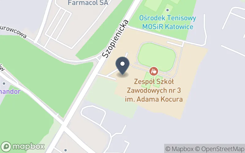 Lokalizacja: Zespół Szkół Zawodowych nr 3 im. Adama Kocura