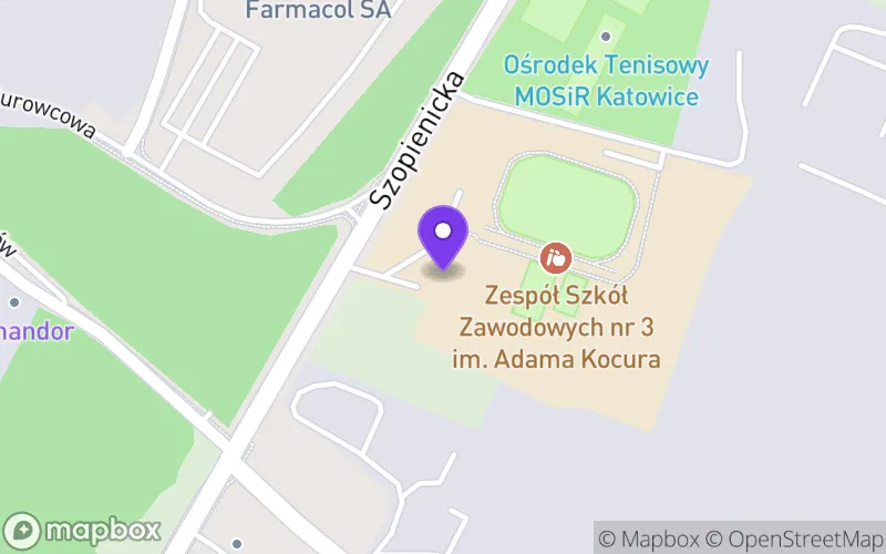 Lokalizacja: Branżowa Szkoła II Stopnia nr 7 w Katowicach