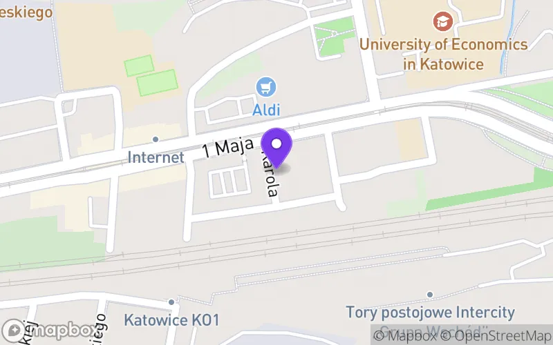 Lokalizacja: Niepubliczna Branżowa Szkoła II Stopnia dla Dorosłych Synercom w Katowicach