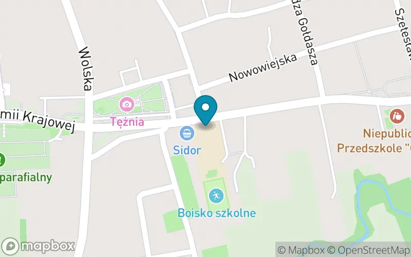 Lokalizacja: Szkoła Podstawowa im. Świętego Jana Pawła II w Raniżowie