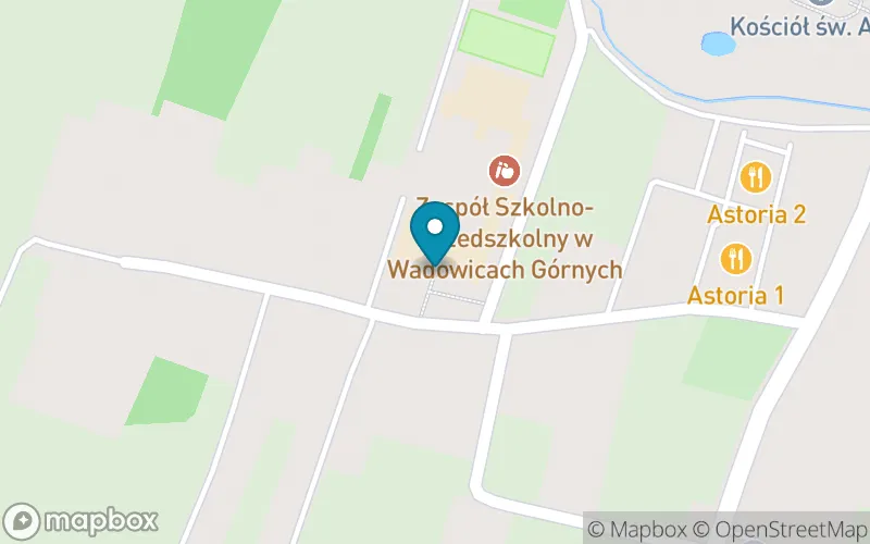 Lokalizacja: Szkoła Podstawowa im. Leszka Deptuły w Zespole Szkolno-Przedszkolnym w Wadowicach Górnych