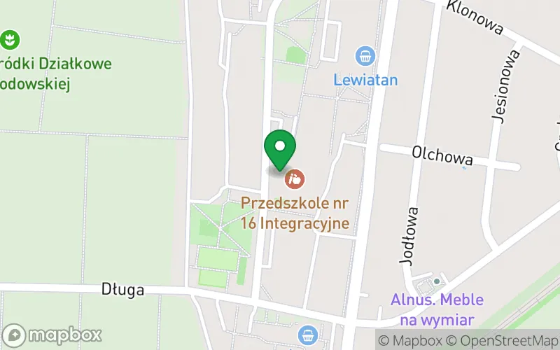 Lokalizacja: Przedszkole nr 16 Integracyjne