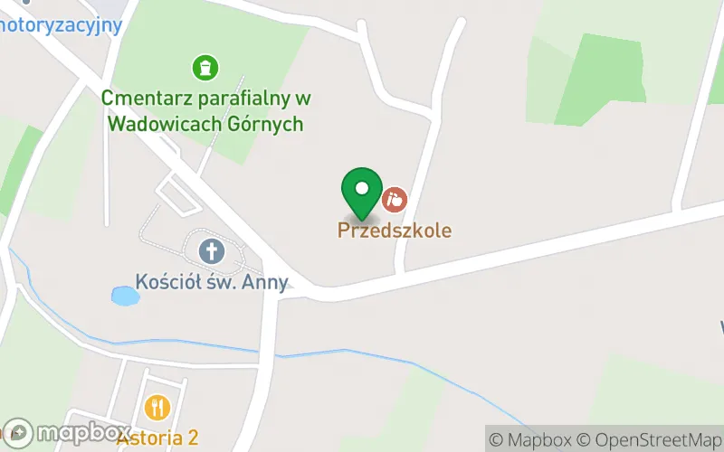 Lokalizacja: Publiczne Przedszkole w Zespole Szkolno-Przedszkolnym w Wadowicach Górnych