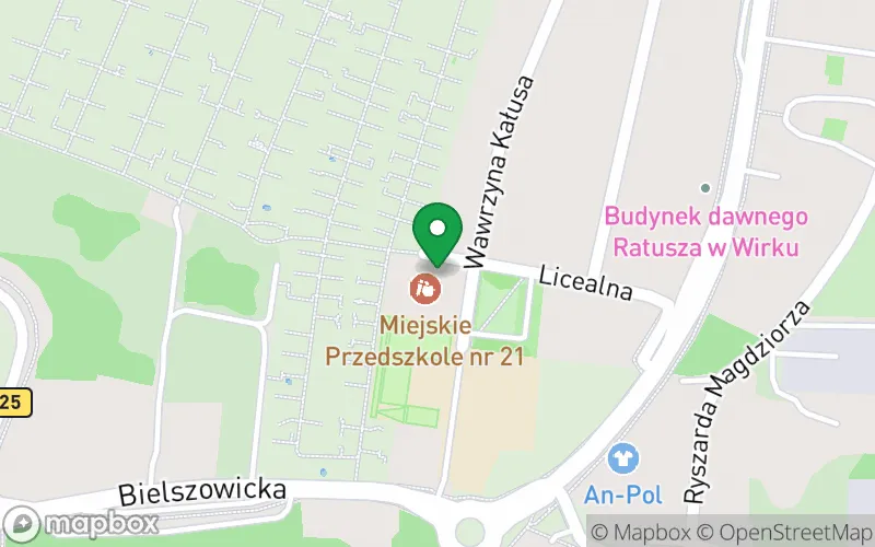 Lokalizacja: Miejskie Przedszkole nr 21 im. Młodych Odkrywców