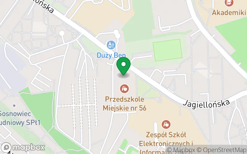 Lokalizacja: Przedszkole Miejskie nr 56 z Oddziałem Specjalnym w Sosnowcu