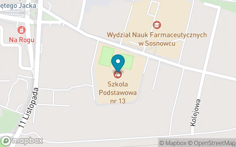 Lokalizacja: Szkoła Podstawowa nr 13 w Sosnowcu