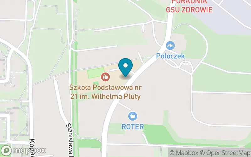 Lokalizacja: Szkoła Podstawowa nr 21 im. Biskupa Wilhelma Pluty