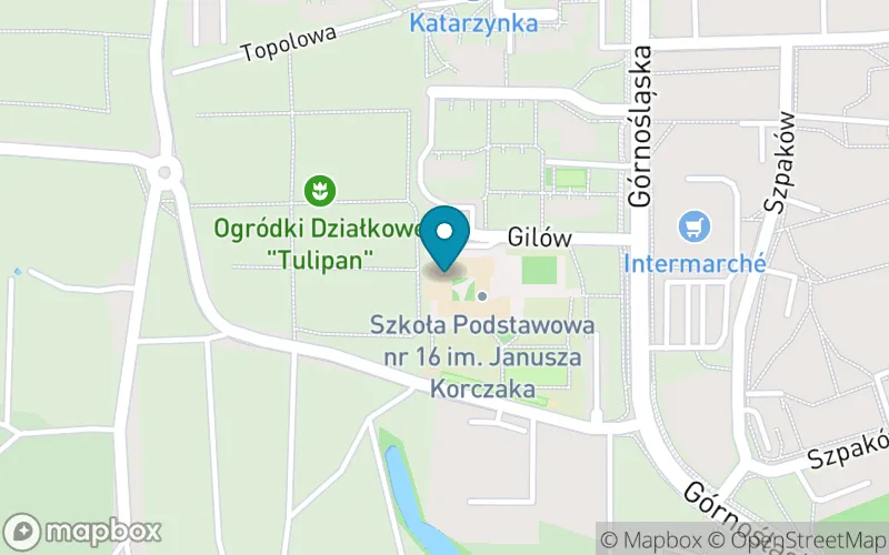 Lokalizacja: Szkoła Podstawowa nr 16 im. Janusza Korczaka