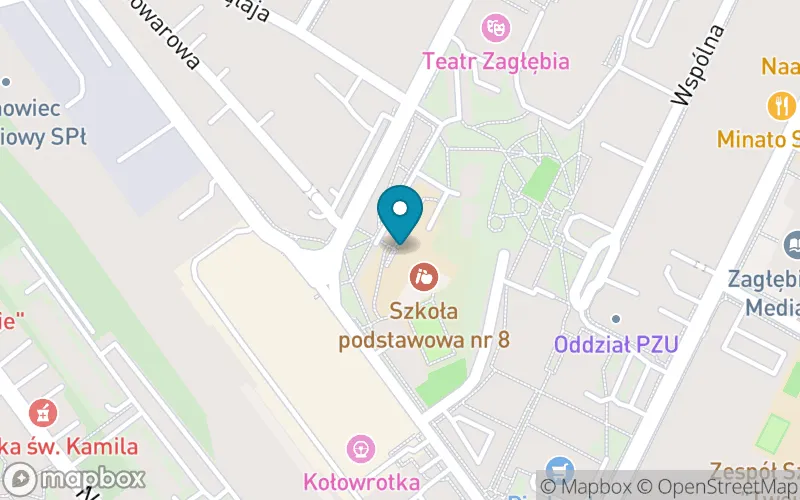 Lokalizacja: Szkoła Podstawowa nr 8 im. Karola Wojtyły w Sosnowcu