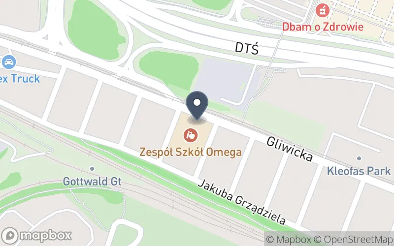 Lokalizacja: Zespół Szkół Omega im. Górnośląskich Noblistów w Katowicach
