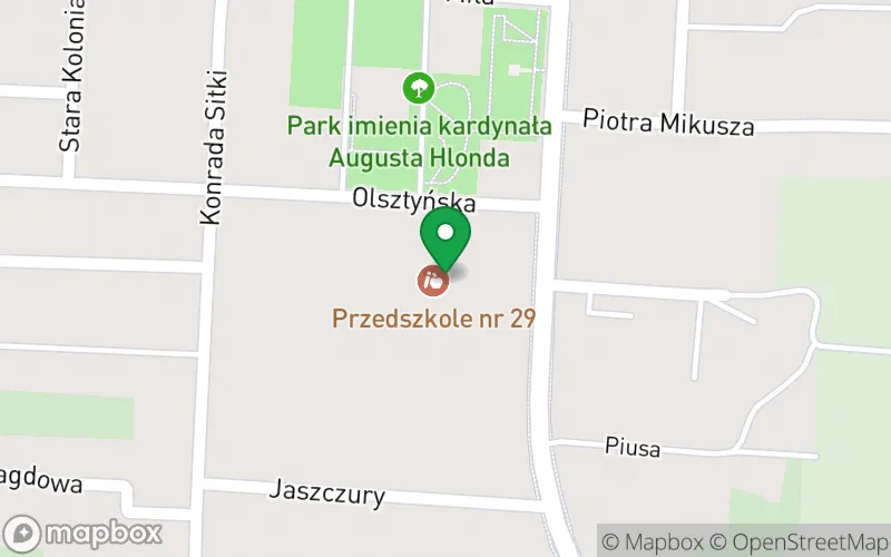 Lokalizacja: Przedszkole nr 29 w Zabrzu