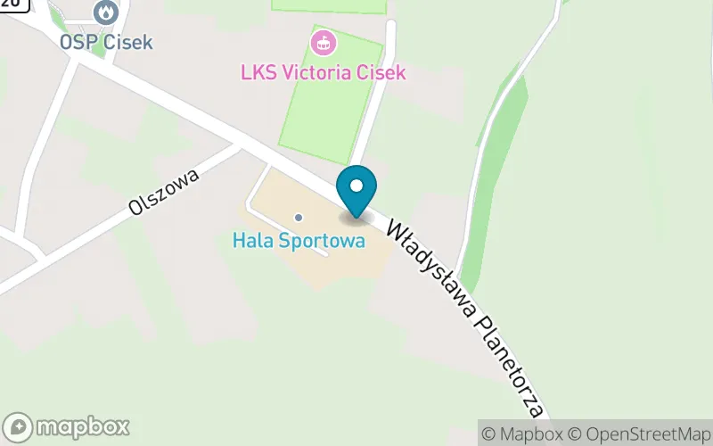 Lokalizacja: Publiczna Szkoła Podstawowa im. Władysława Planetorza w Cisku