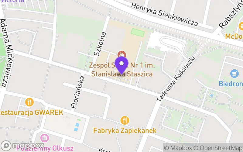 Lokalizacja: Technikum nr 1 w Olkuszu