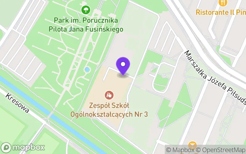 Lokalizacja: III Liceum Ogólnokształcące Mistrzostwa Sportowego im. Bolesława Prusa w Sosnowcu