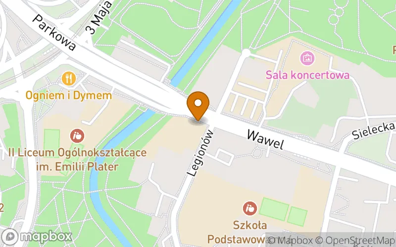 Lokalizacja: Szkoła Policealna nr 3 w Sosnowcu