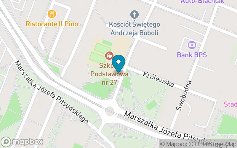 Lokalizacja: Szkoła Podstawowa nr 27 im. Stanisława Wyspiańskiego w Sosnowcu