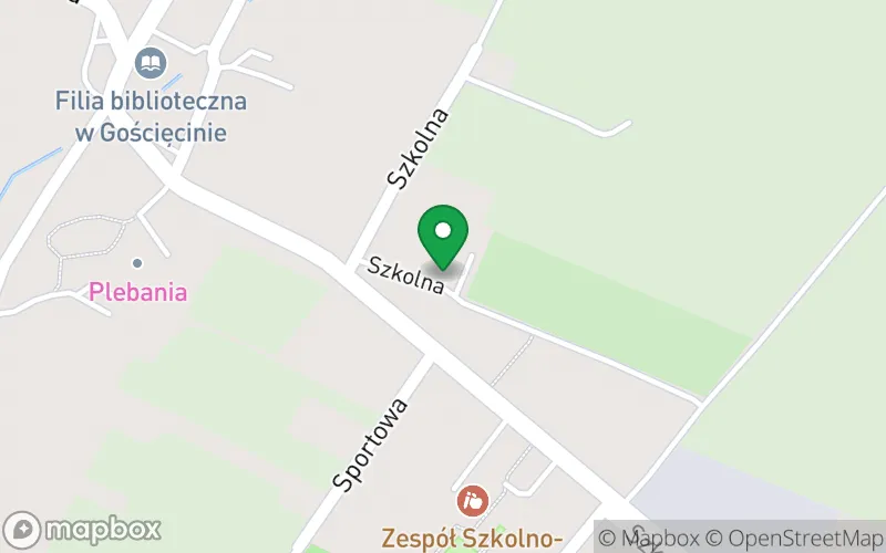 Lokalizacja: Publiczne Przedszkole w Gościęcinie