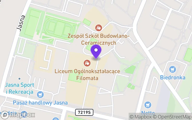 Lokalizacja: Liceum Ogólnokształcące Filomata w Gliwicach