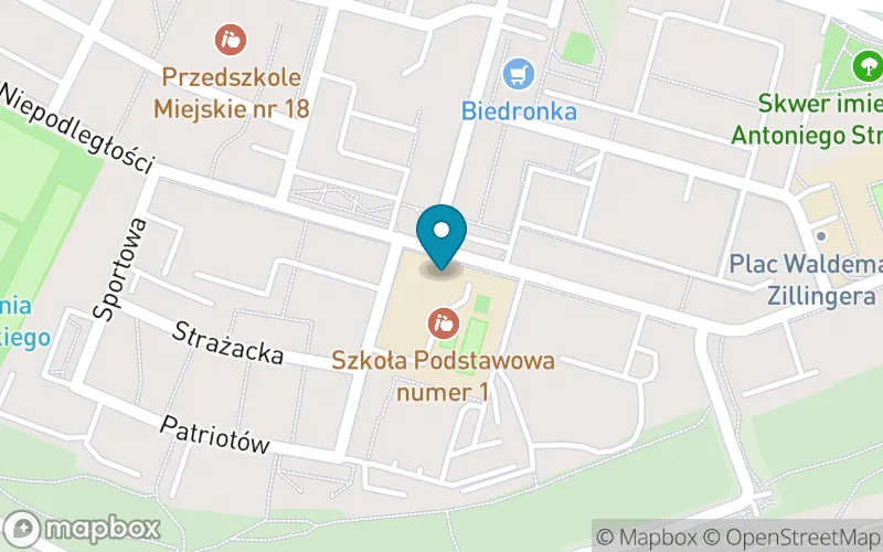 Lokalizacja: Szkoła Podstawowa nr 1 im. Stanisława Konarskiego w Sosnowcu