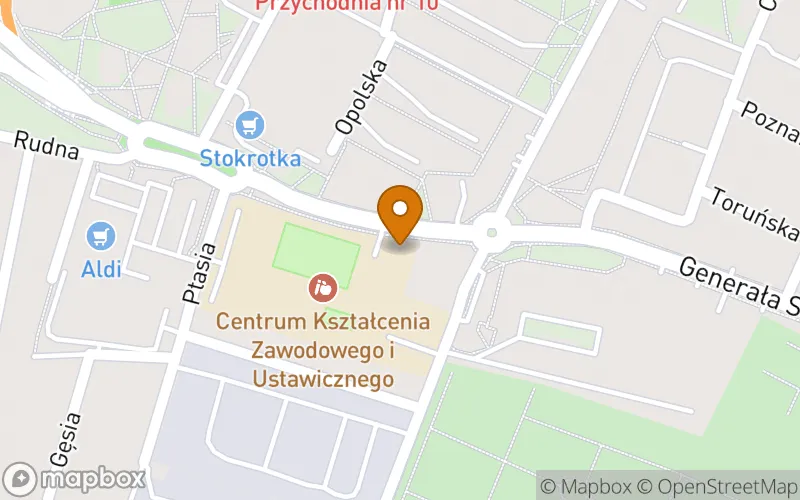 Lokalizacja: Szkoła Policealna nr 7 w Sosnowcu
