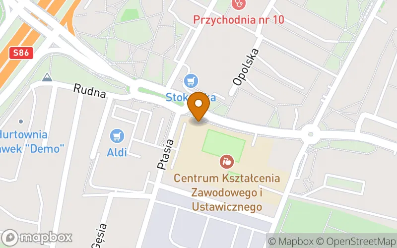 Lokalizacja: Szkoła Policealna nr 1 w Sosnowcu